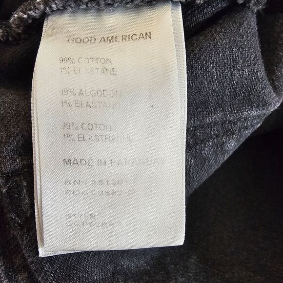 Good American Good Girlfriend Petite Jeans in Black - Size 6 - Picture 10 of 11